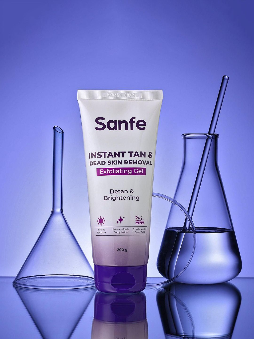 Sanfe Set Of 2 Instant Tan & Dead Skin Removal Exfoliating Gel - 200 g Each-image-40