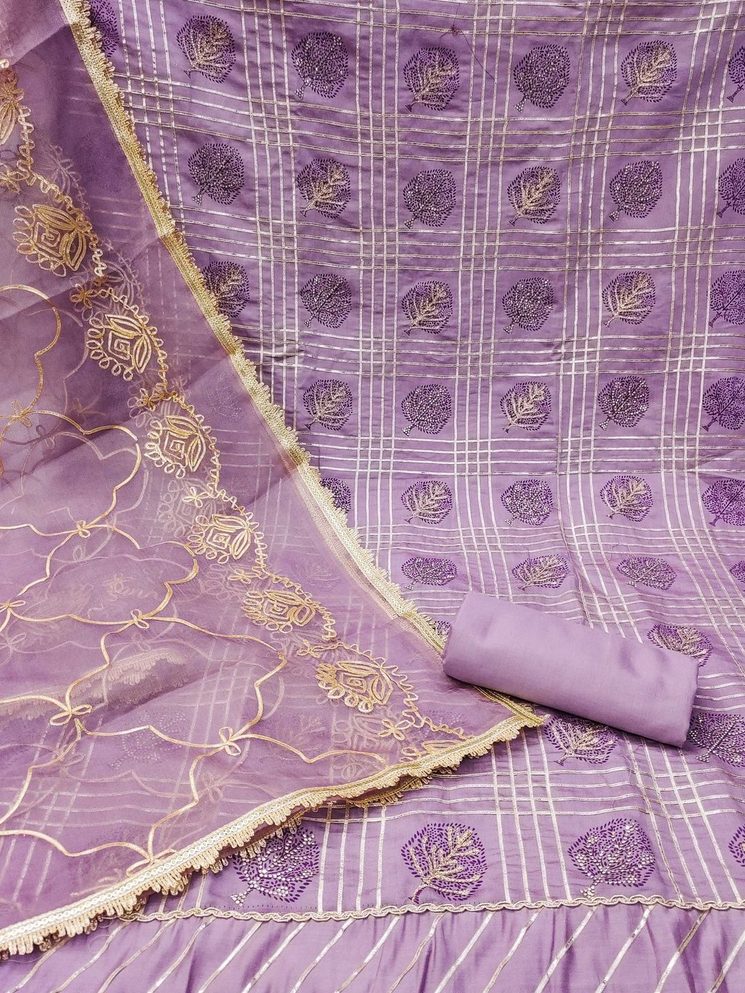 KALINI Embroidered Unstitched Dress Material-picture-15