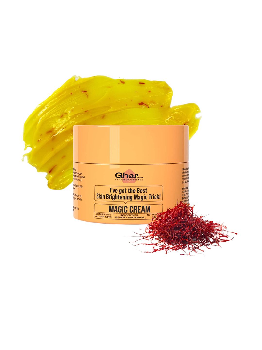 GHAR SOAPS Magic Cream With Saffron - 50 g-picture-29