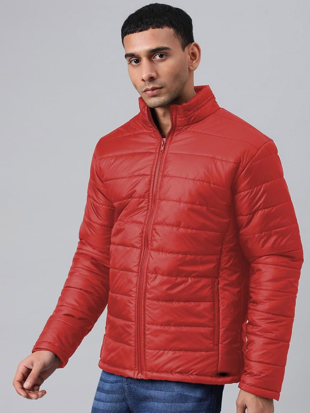 Kotty Men Mock Collar Puffer Jacket-picture-15