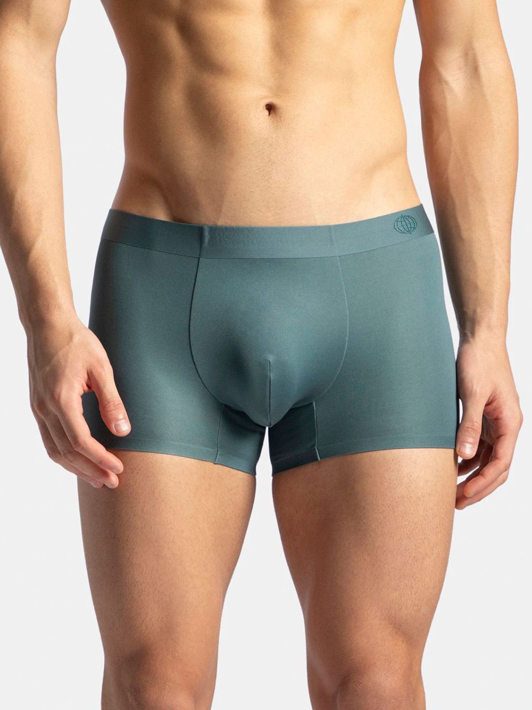 Jockey Mid Rise Microfiber Seamless Trunk - IC45-0105-FOGRN-picture-22