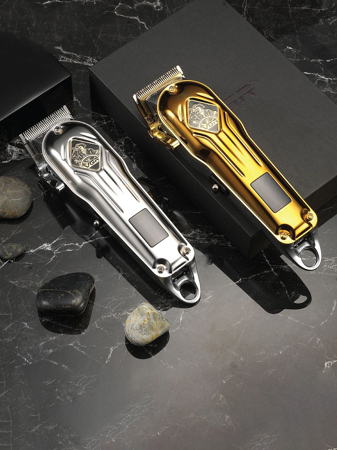 VGR V-267 Professional Hair Clipper With LED Display - Gold-picture-26