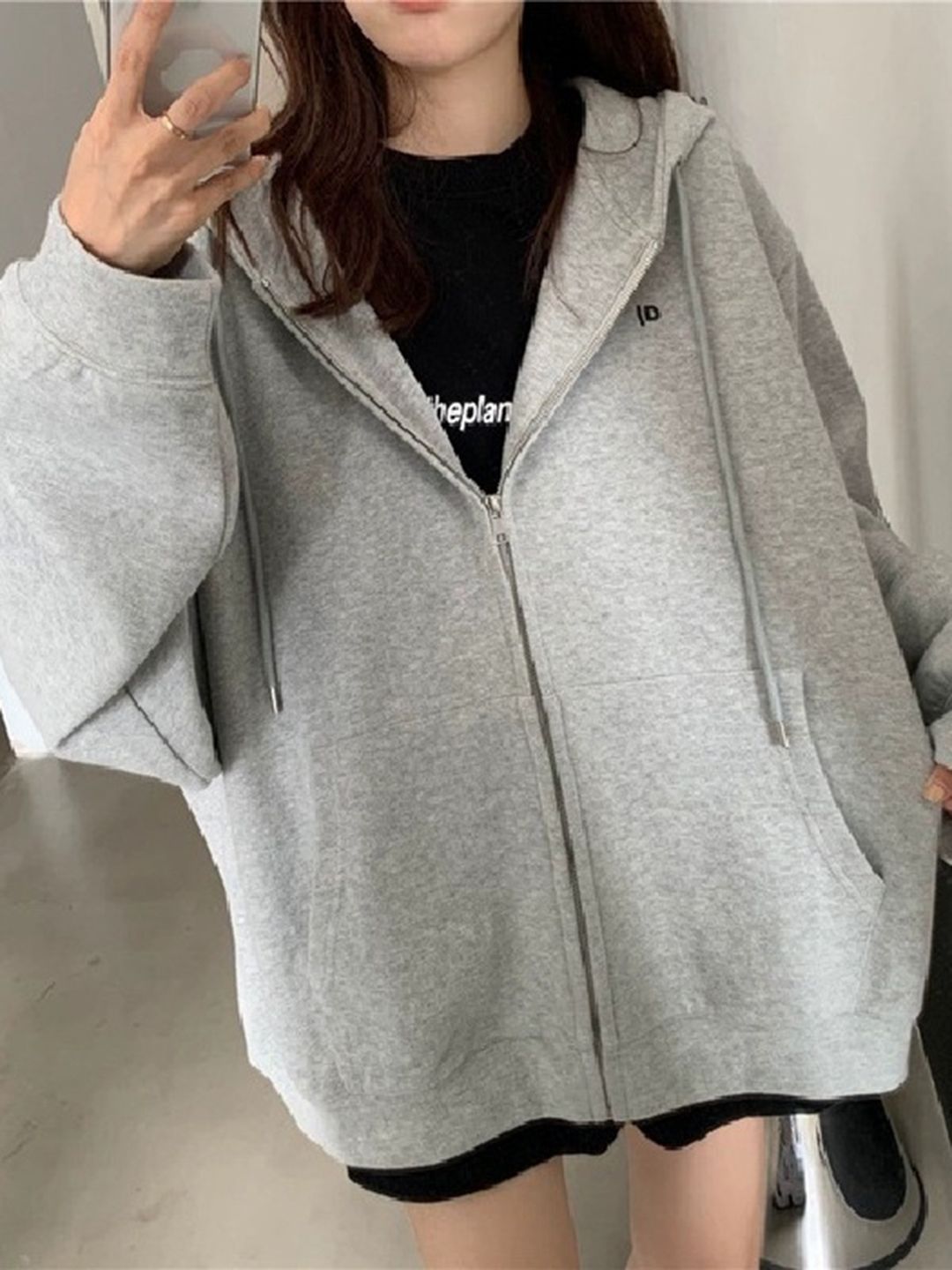 DressBerry Women Grey Polyester Tailored Jacket-picture-18