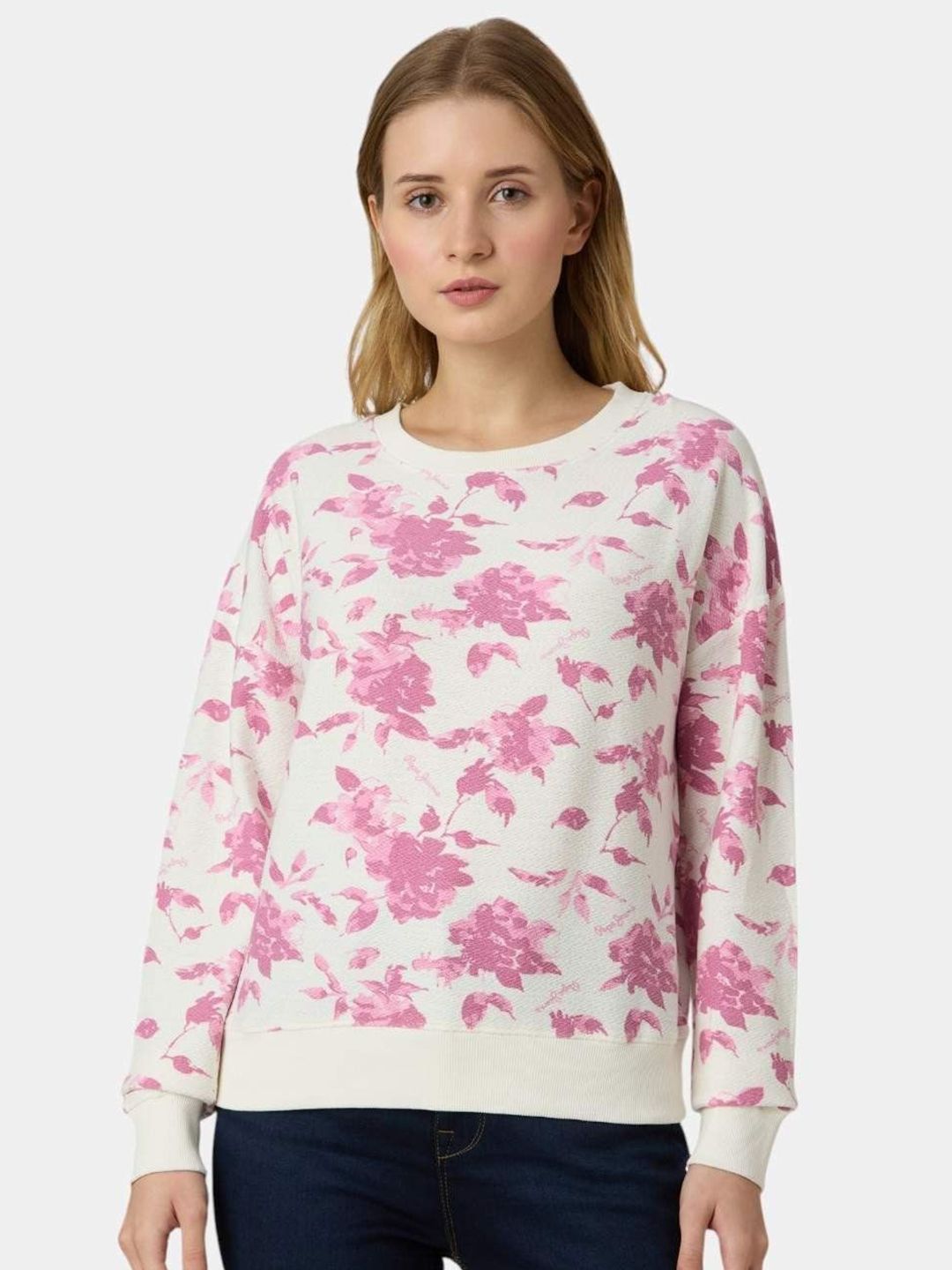 Pepe Jeans Women Floral Printed Sweatshirt
