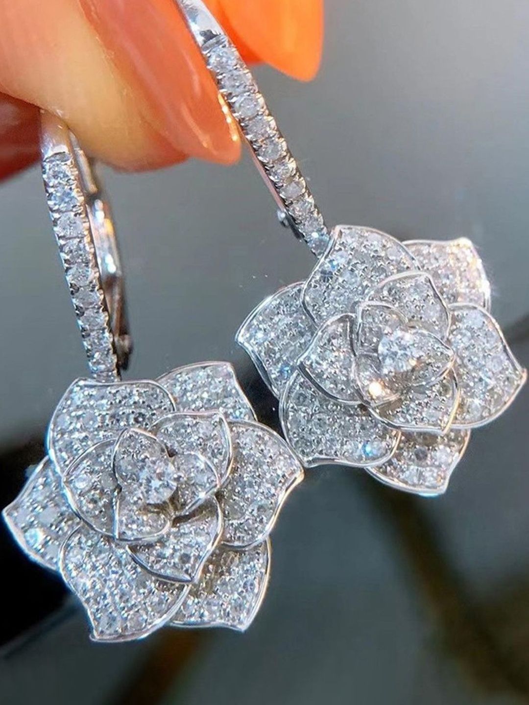 Jewels Galaxy Women Teardrop Shaped Drop Earrings-picture-10