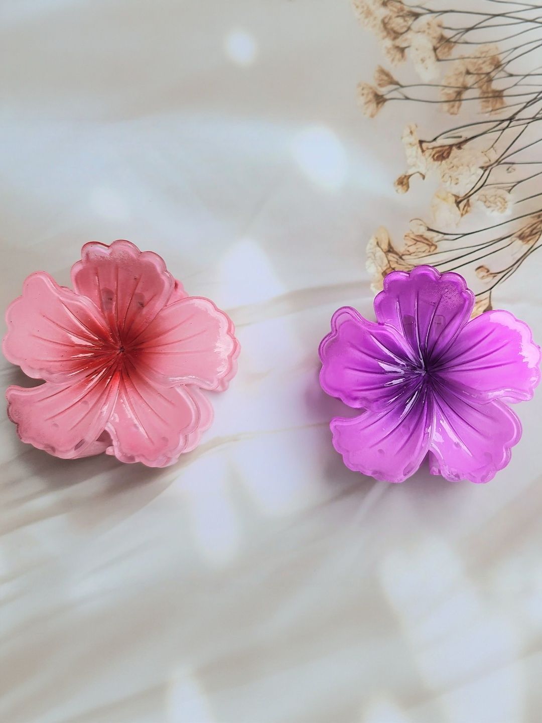 DIVASTRI Women Set of 2 Flower Shape Claw Clip-image-27