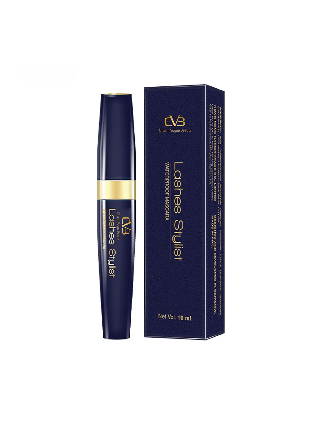 CVB Lashes Stylist Waterproof Mascara - 10 ml - Black - C43-picture-17