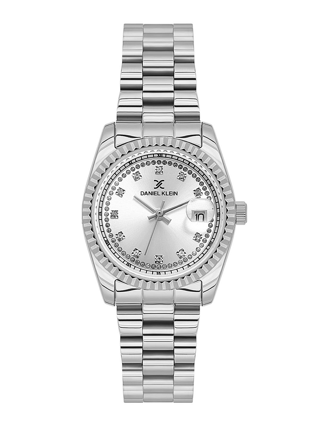 Daniel Klein Women Round Dial & Stainless Steel Straps Analogue Watch DK.1.13924-1-image-40