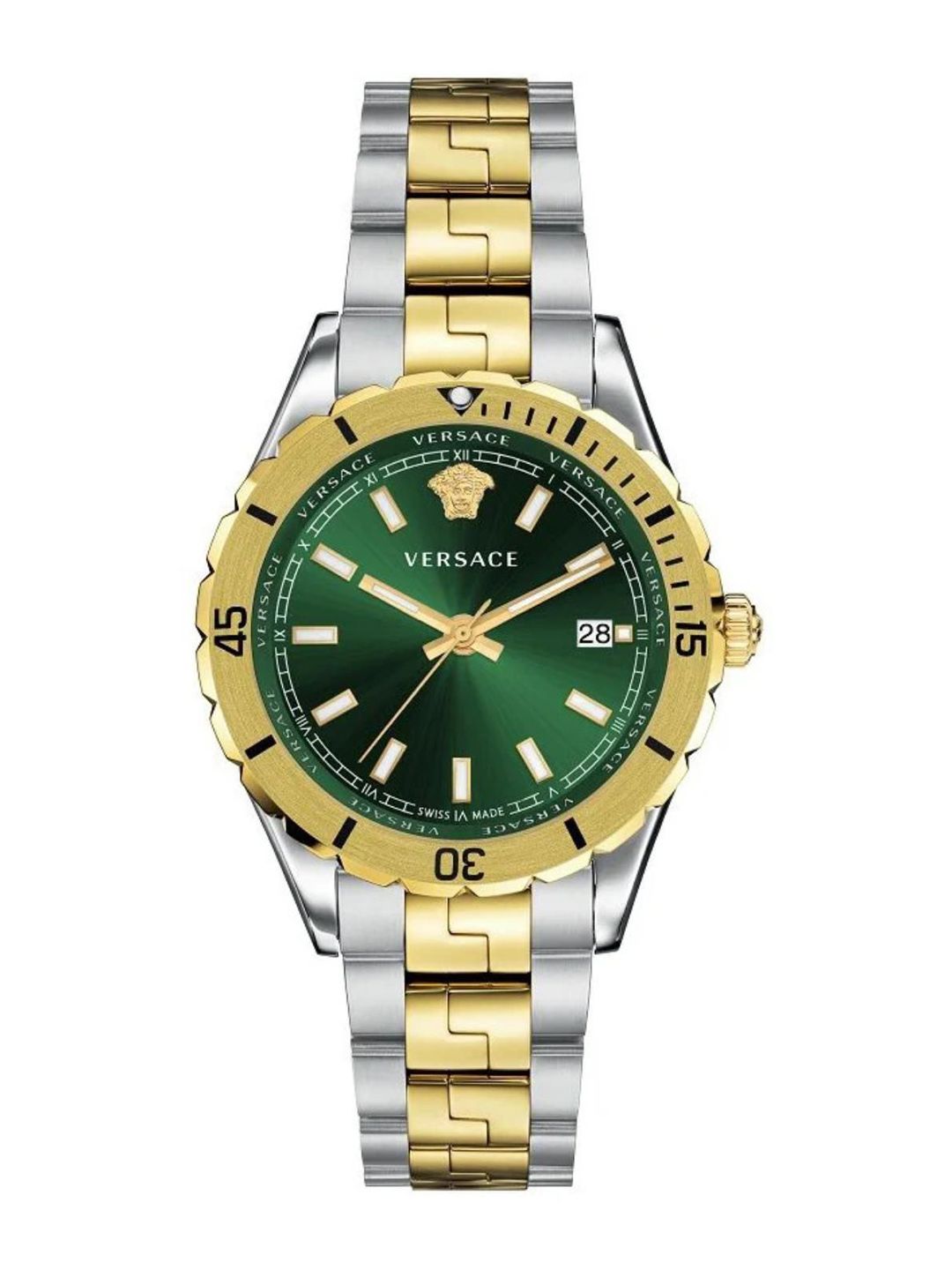 Versace Men Stainless Steel Bracelet Style Straps Analogue Watch VE3A00720-image-26