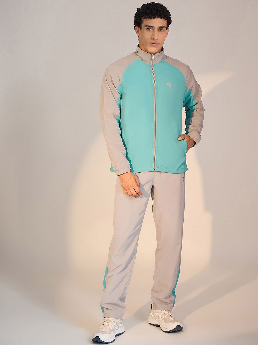 SG Men Colourblock Polo Collar Tracksuits-picture-44