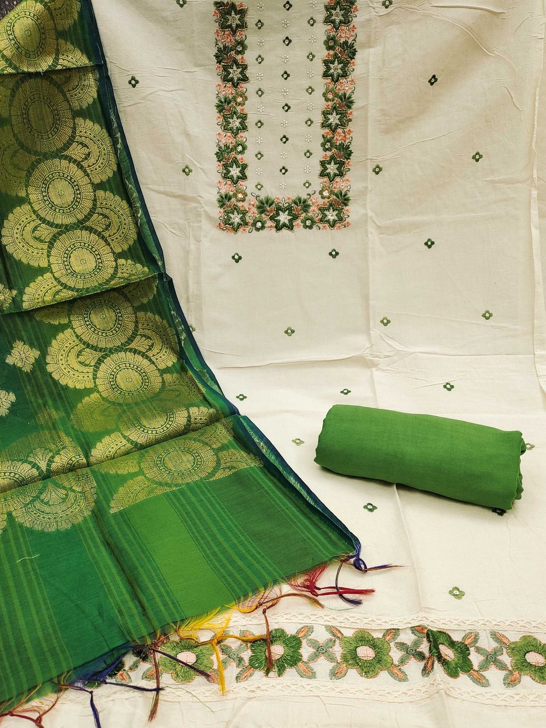 KALINI Embroidered Unstitched Dress Material-picture-17