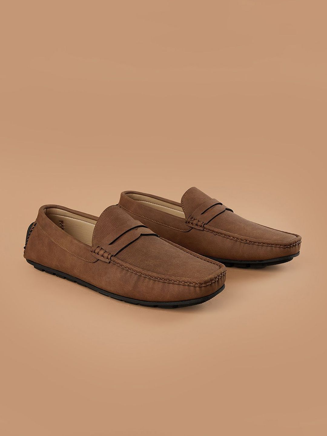CODE by Lifestyle Men Textured Slip-On Loafers-picture-11