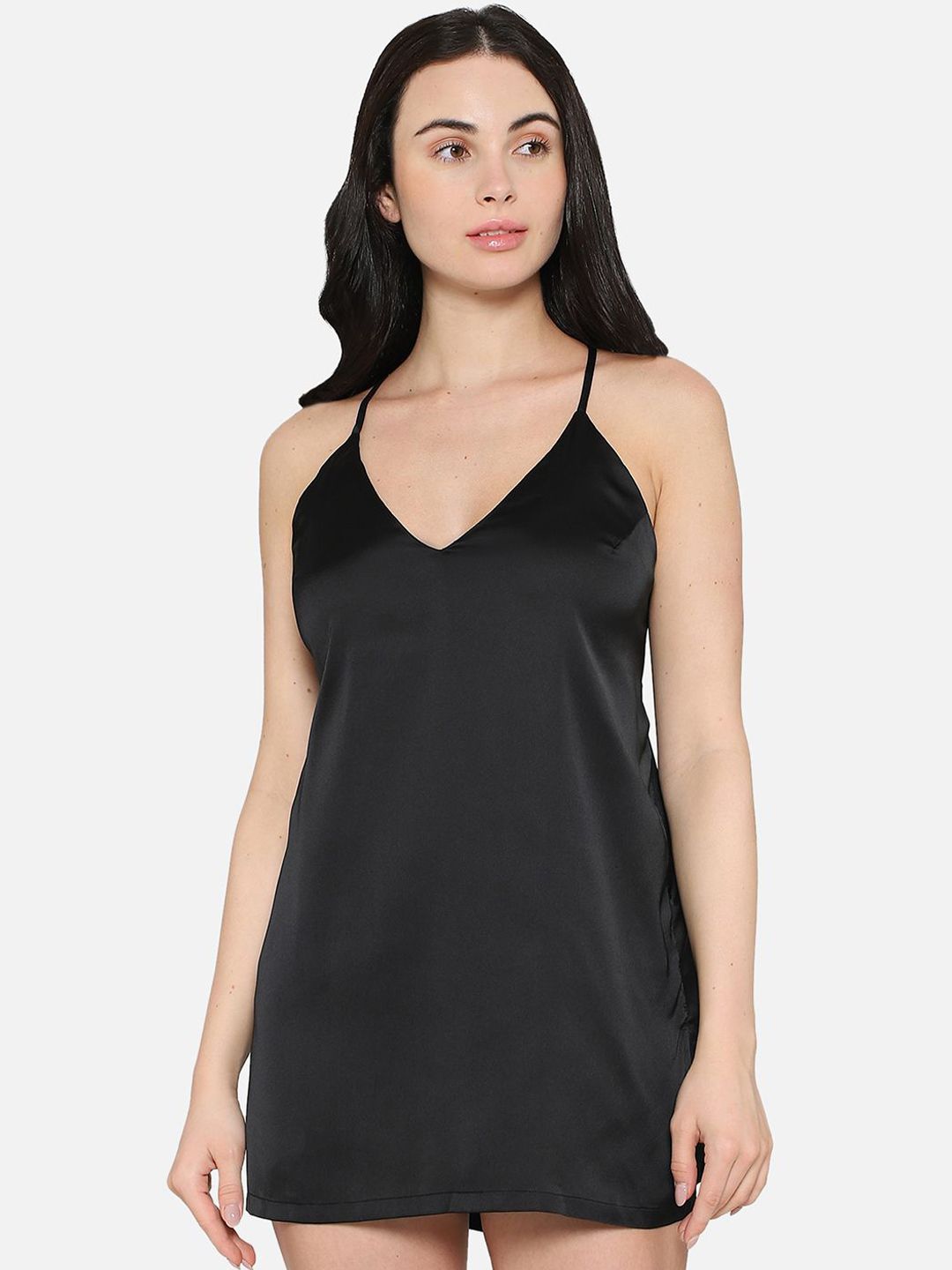 Wacoal Women's Camisole Mid Length Shiny Finish Strappy Bridal Wear Satin Camisole-image-18