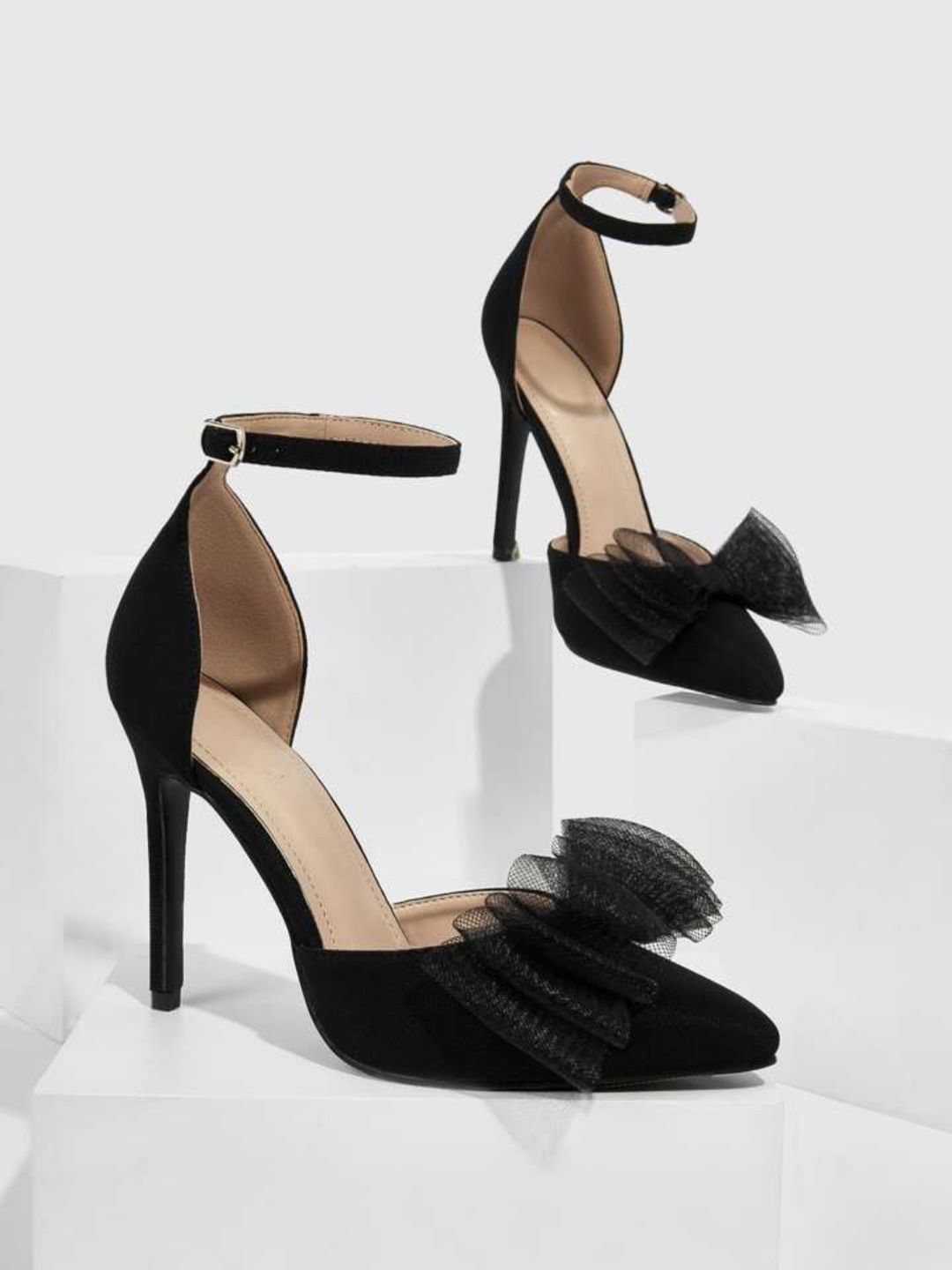 KLEXIO Stiletto Sandals with Bows-picture-31