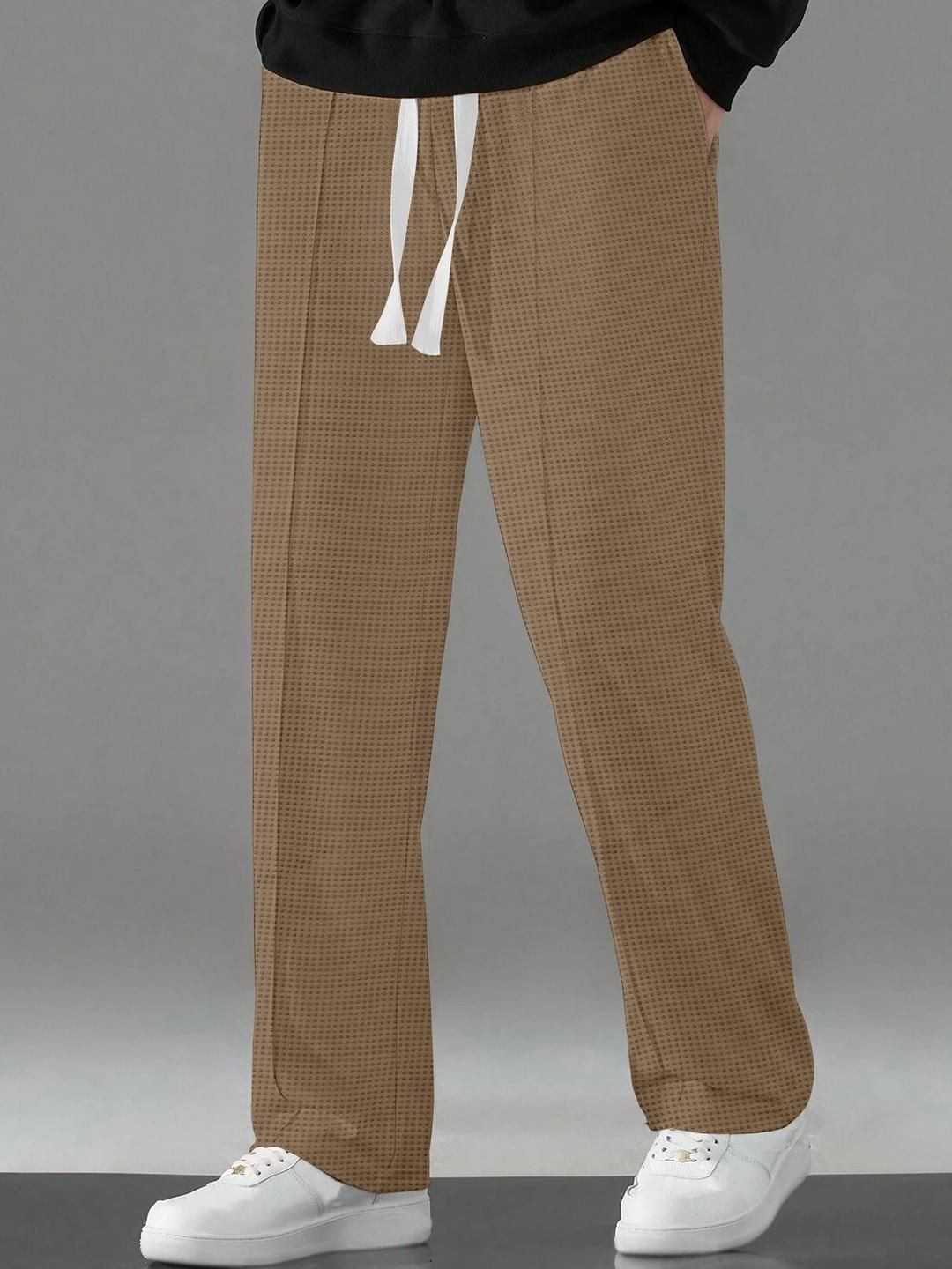 HAPPY KHAJANA Men Loose Fit Mid-Rise Trousers-picture-36
