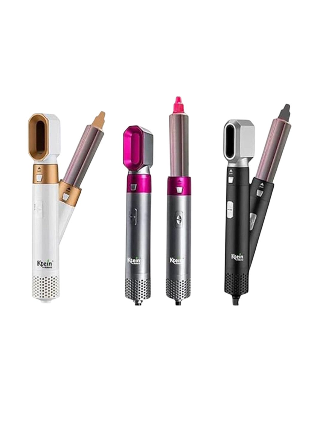Ktein Hot Air Hair Styler With Straightening & Curling Brushes-image-0