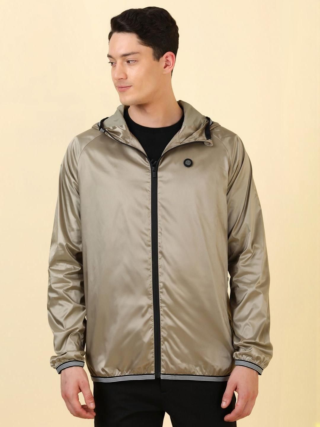 Allen Solly Men Hooded Solid Tailored Jacket-picture-17