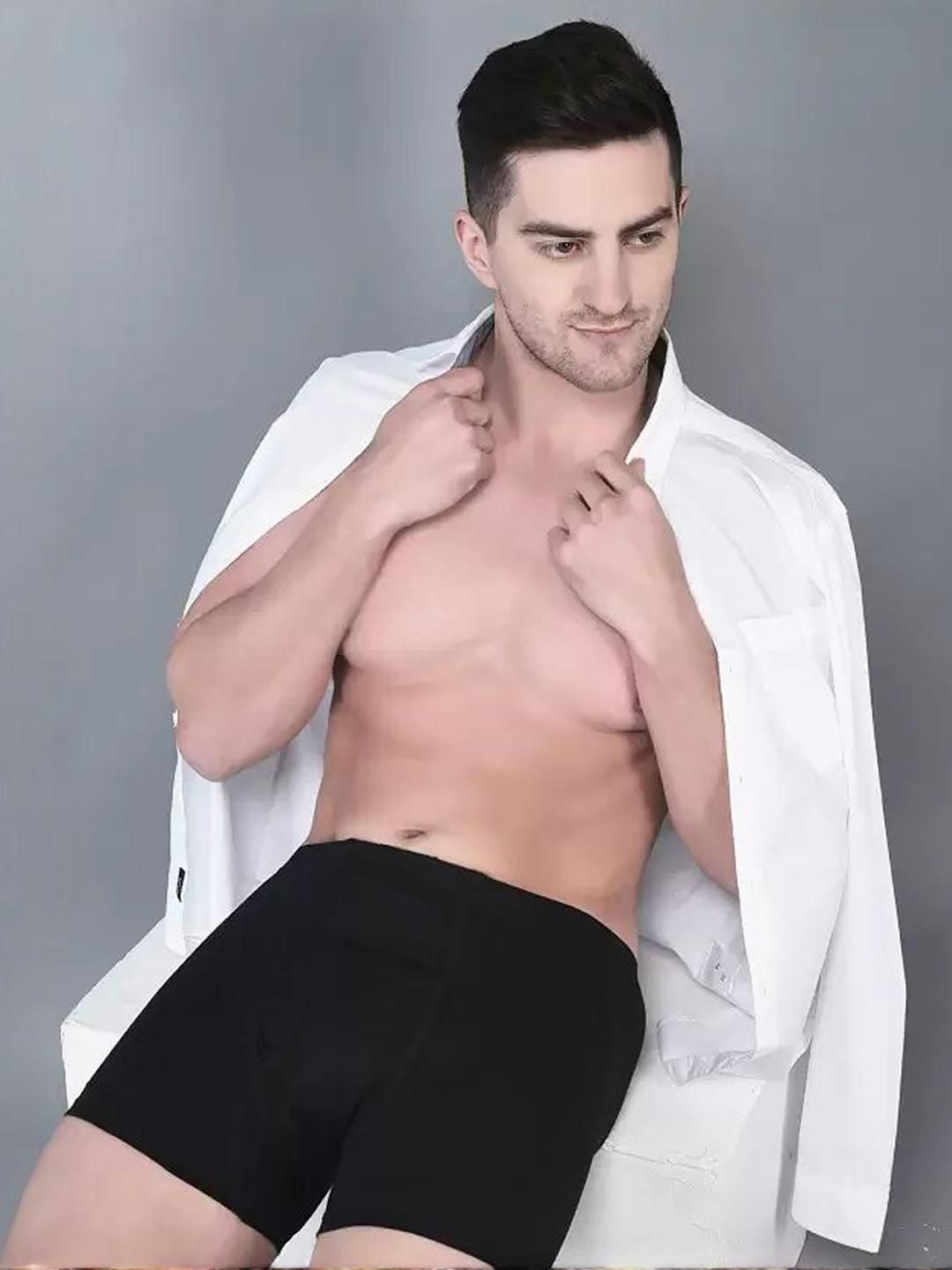 CAVENDERS Men Pack Of 3 Cotton Mid-Rise Basic Briefs-picture-36