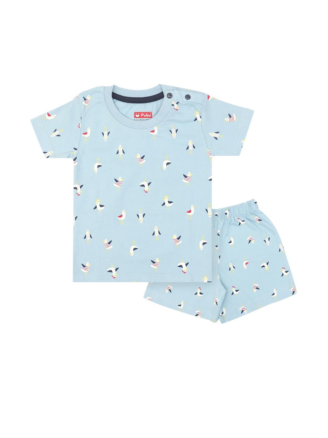 Pubu Boys Printed T-shirt with Shorts-picture-22