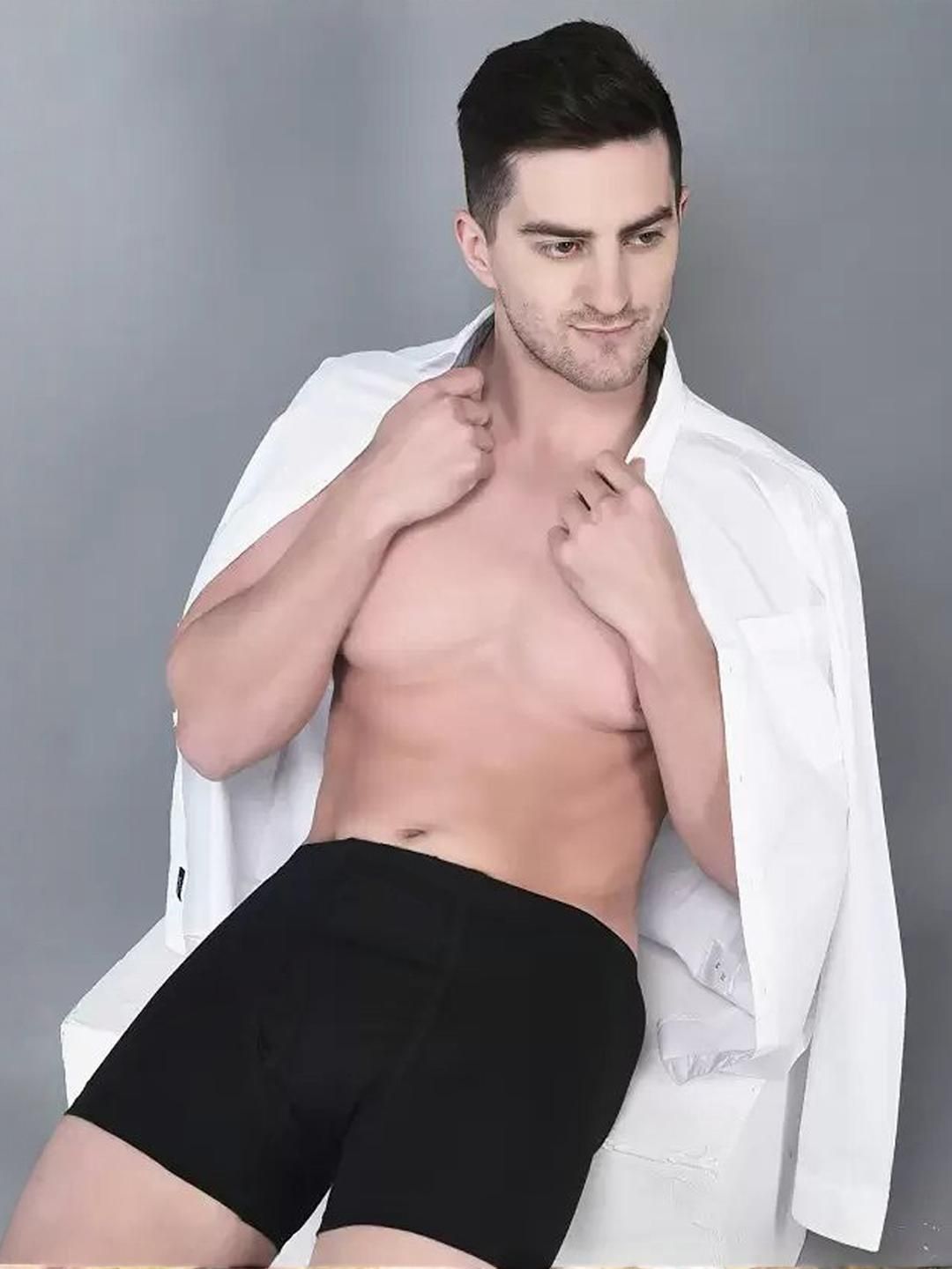 CAVENDERS Men Pack Of 3 Cotton Mid-Rise Basic Briefs-picture-13