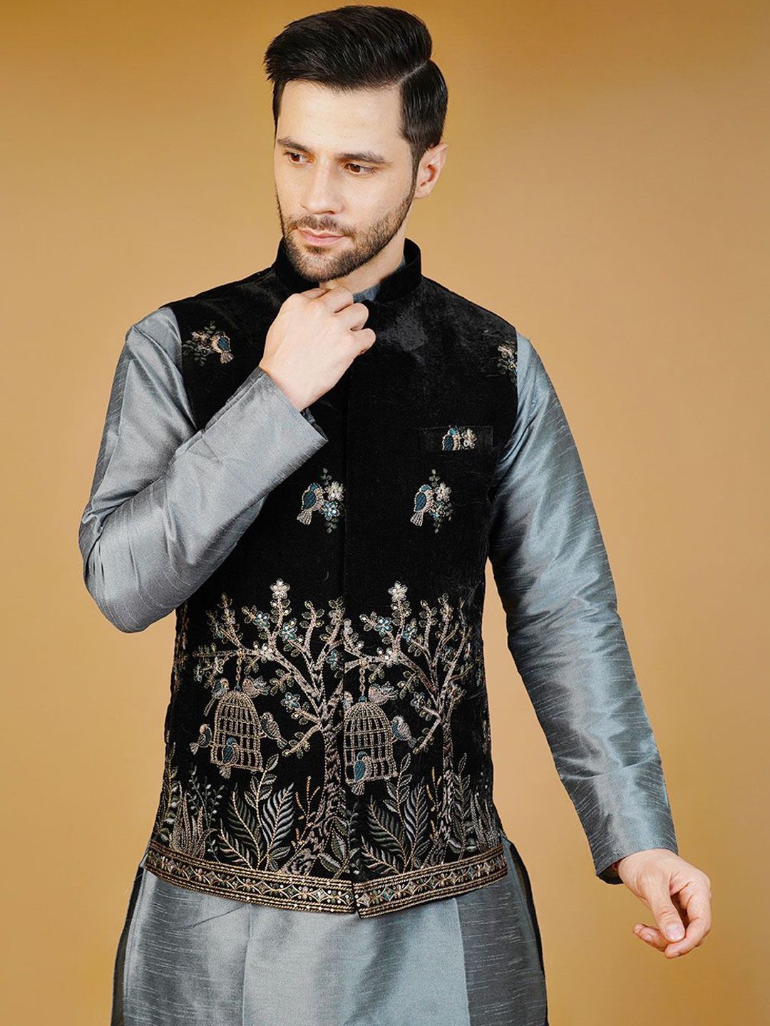 Wintage Embroidered Nehru Jackets-picture-57