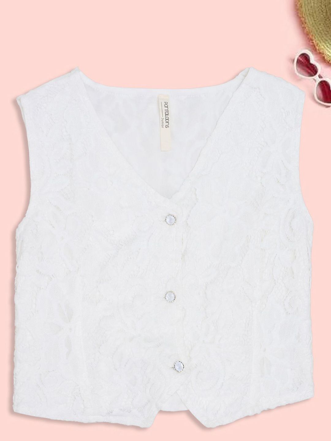 Pantaloons Junior Tailored Lace Vest-picture-40