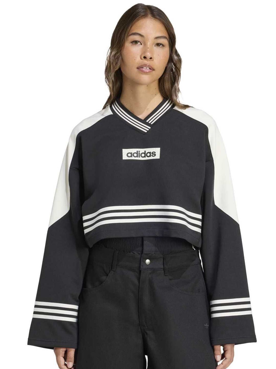 ADIDAS Originals Women Printed Cotton Sweatshirt-picture-17