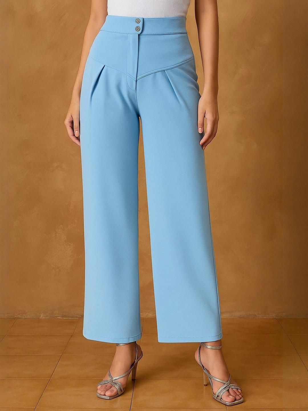 R.Code by The Roadster Life Co. Women Flared High-Rise Trouser-picture-39