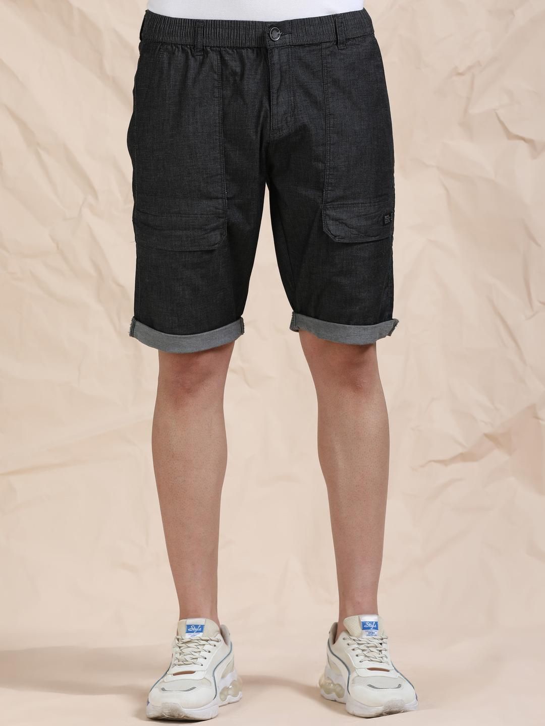 beevee Men Regular Fit Mid-Rise Casual Shorts-picture-18