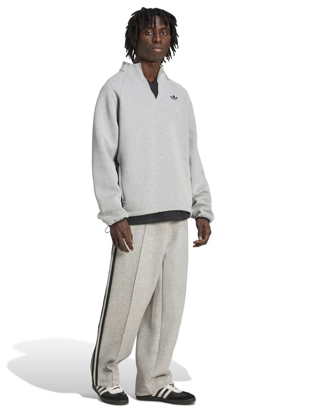 Buy ADIDAS Originals SPACER DRILL TT Men Mock Collar Half Zipper