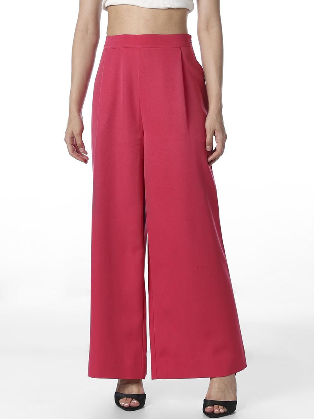 ONLY Women Straight Fit High-Rise Pleated Trousers-picture-26