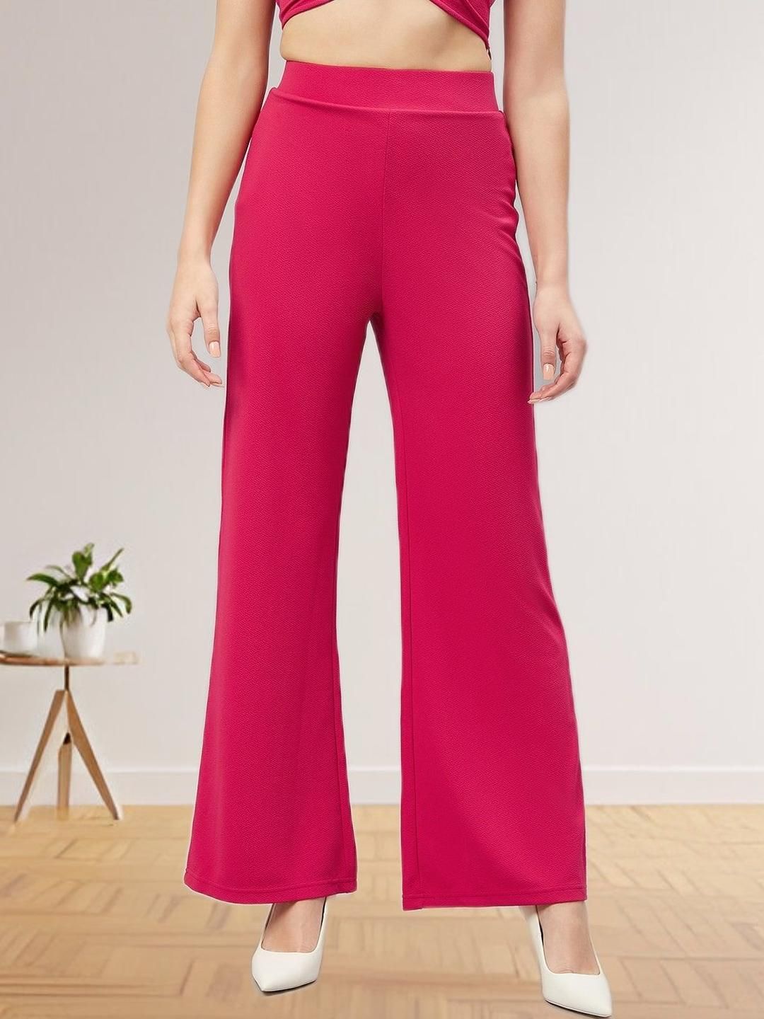 R.Code by The Roadster Life Co. Women Flared High-Rise Trousers-picture-36