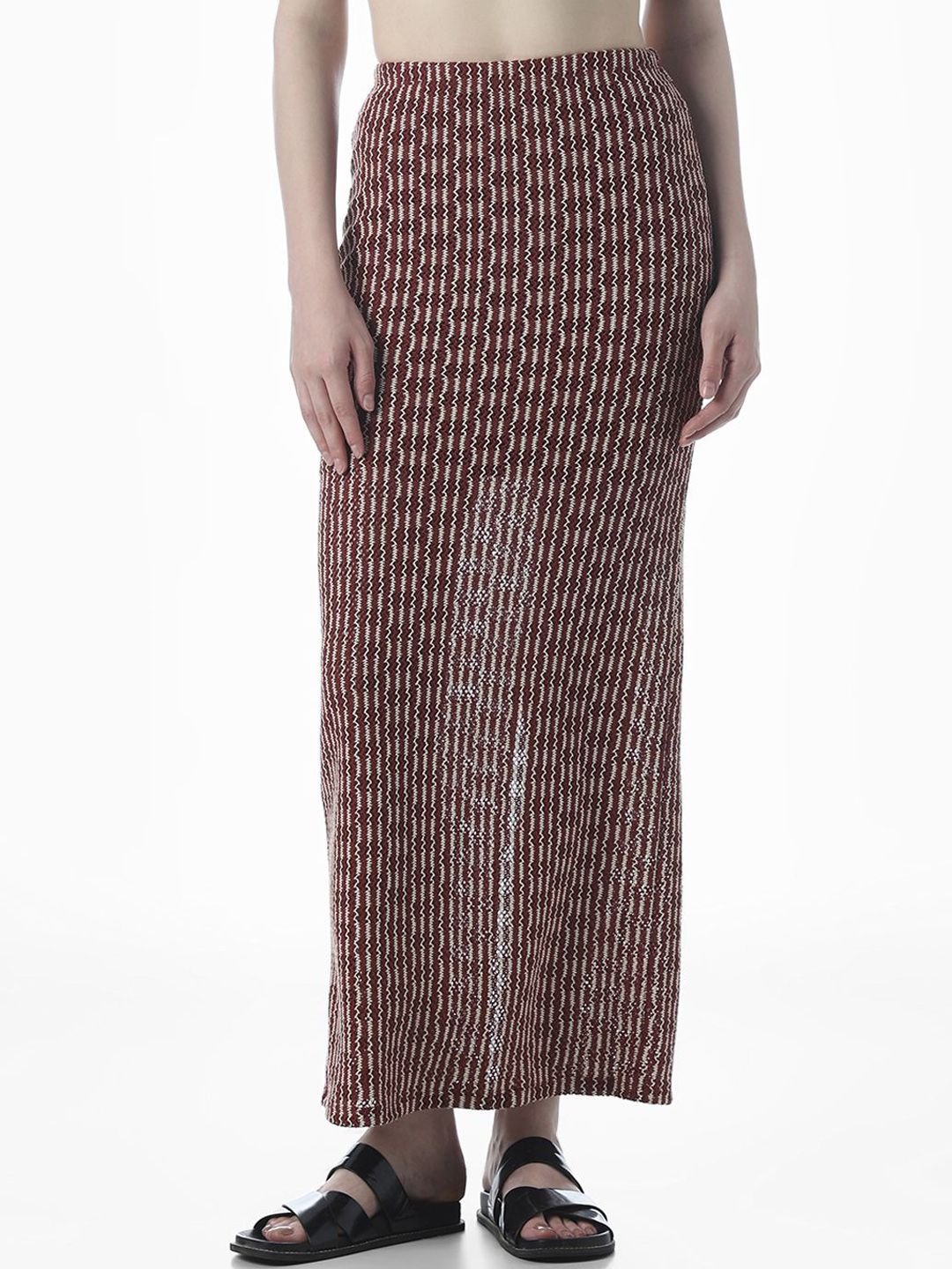 ONLY Self Design Pencil Maxi Skirt-picture-41