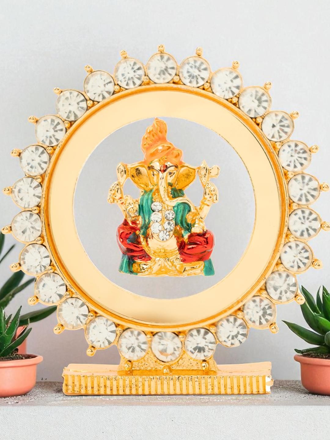 Kulin Multicoloured Lord Ganesha Idol Showpiece-picture-26