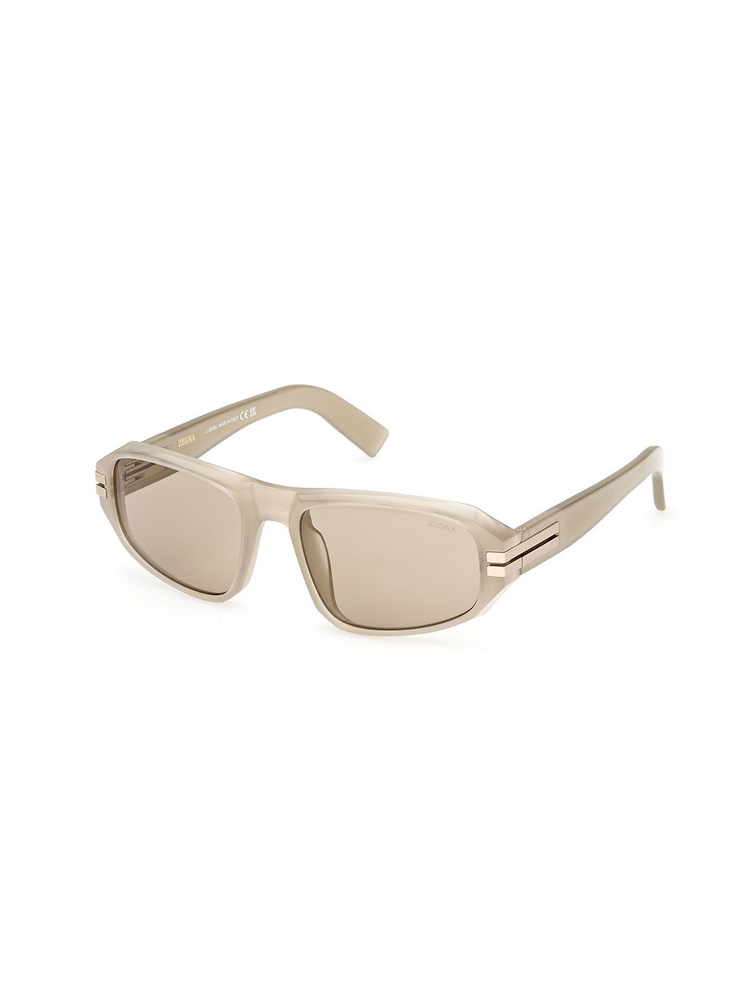 Ermenegildo Zegna Men Shield Sunglasses with UV Protected Lens EZ0262 58 57J-image-27