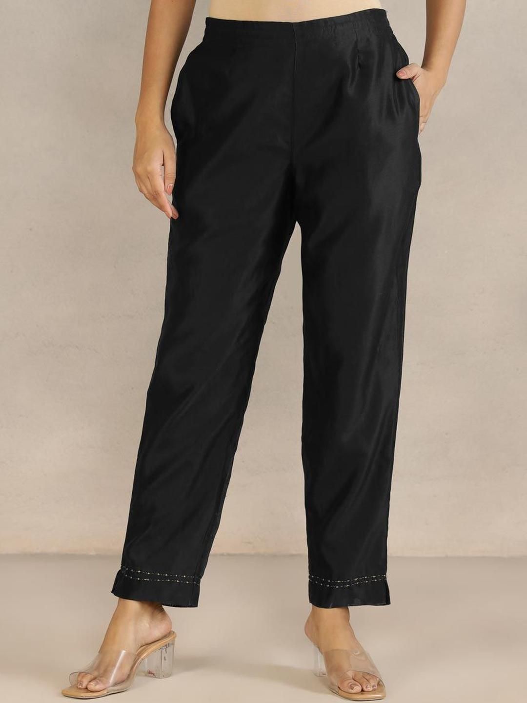 Fabindia Women Embroidered Trousers-picture-22