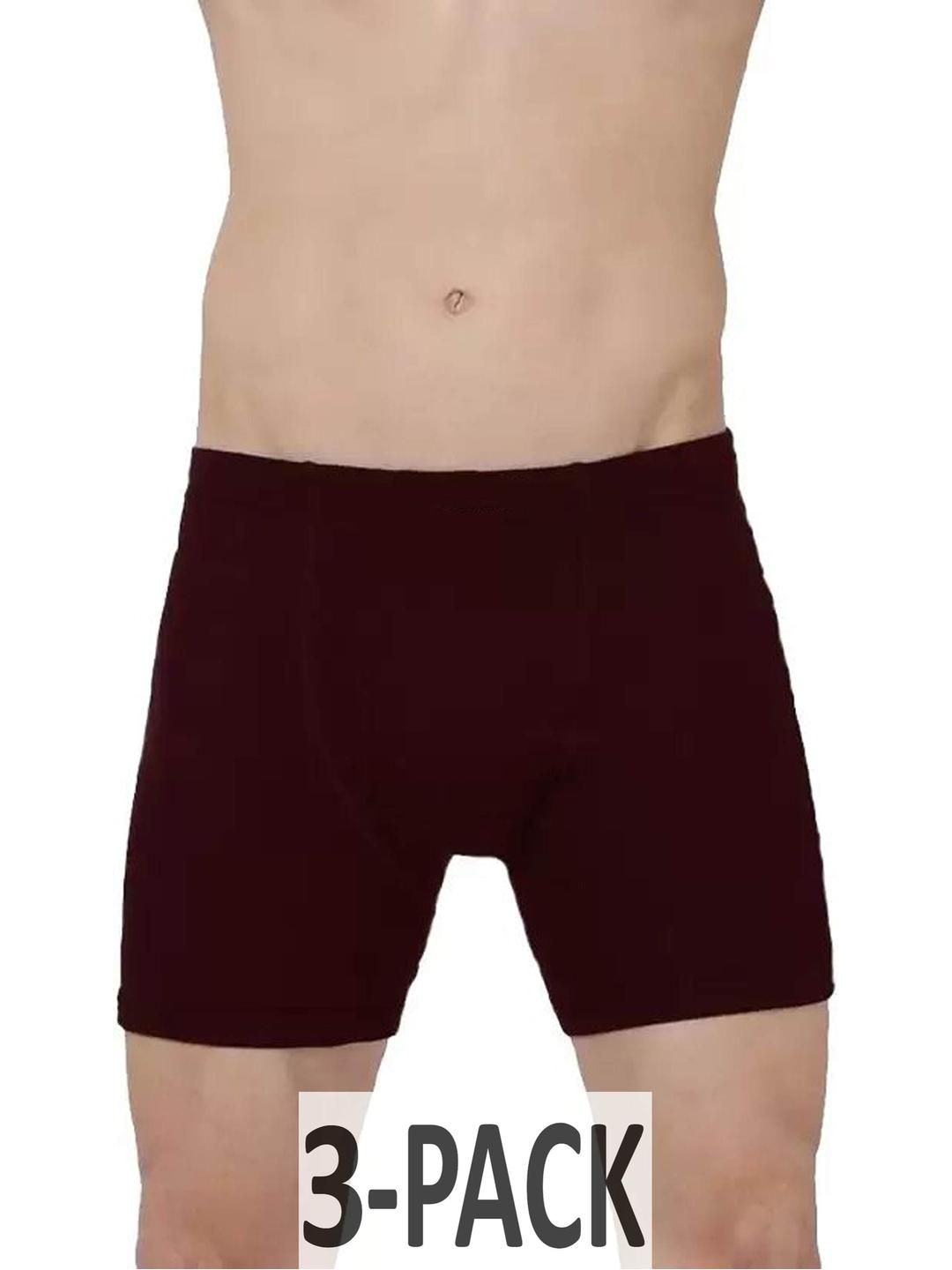 CAVENDERS Men Pack Of 3 Cotton Mid-Rise Basic Briefs-picture-32
