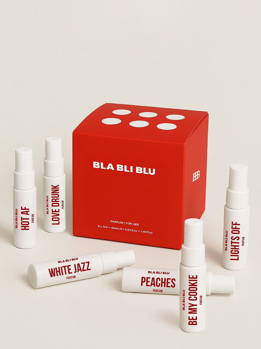 BLA BLI BLU Set Of 6 Women Hot AF, Love Drunk, White Jazz, Be My Cookie Perfume -7 ml Each-picture-33