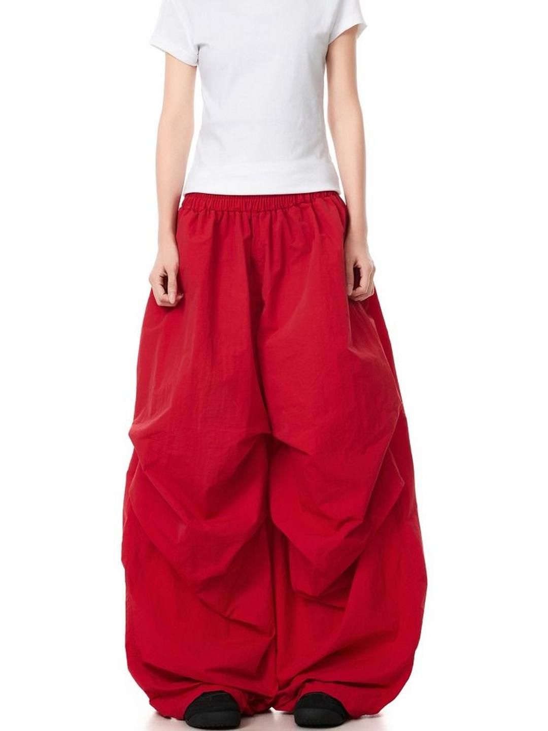 StyleCast x Revolte Women Easy Wash Pleated Parachute Trousers-picture-31