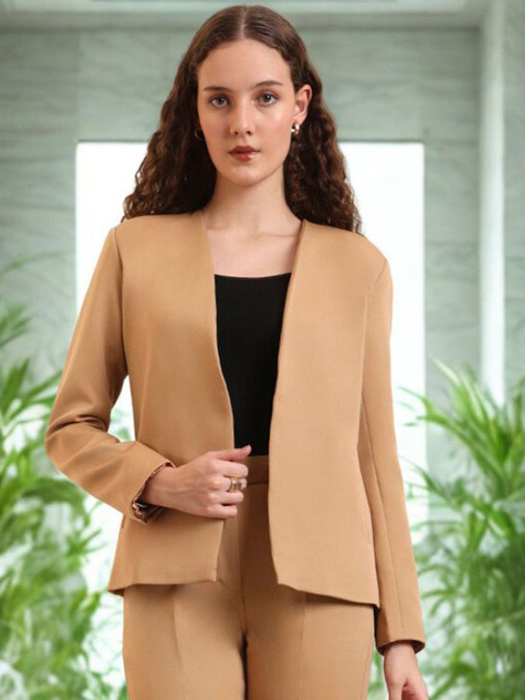 BRINNS Front-Open Ventless Formal Blazer-picture-26
