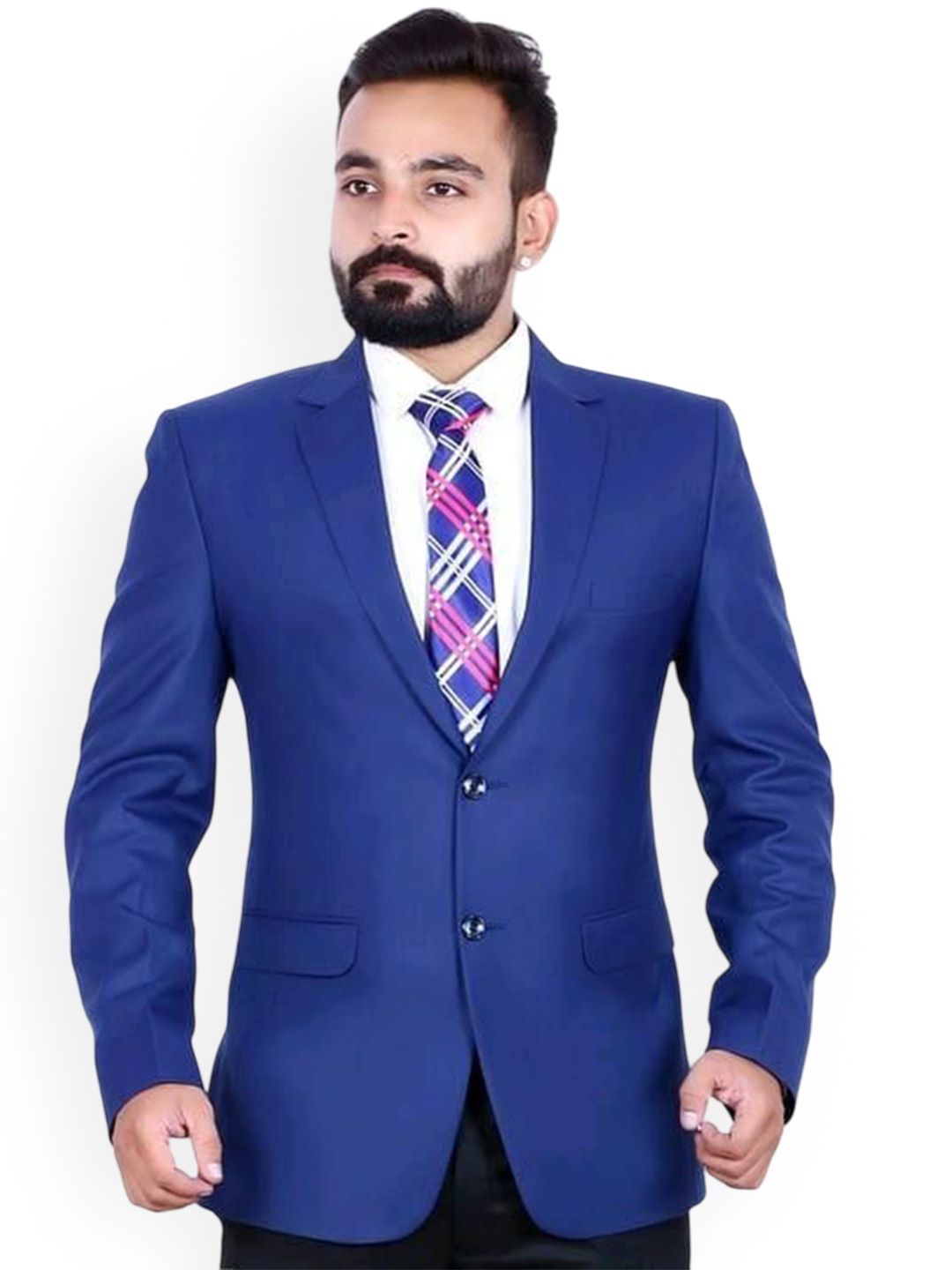 La Rainbow Notched Lapel Single-Breasted Blazer-picture-26