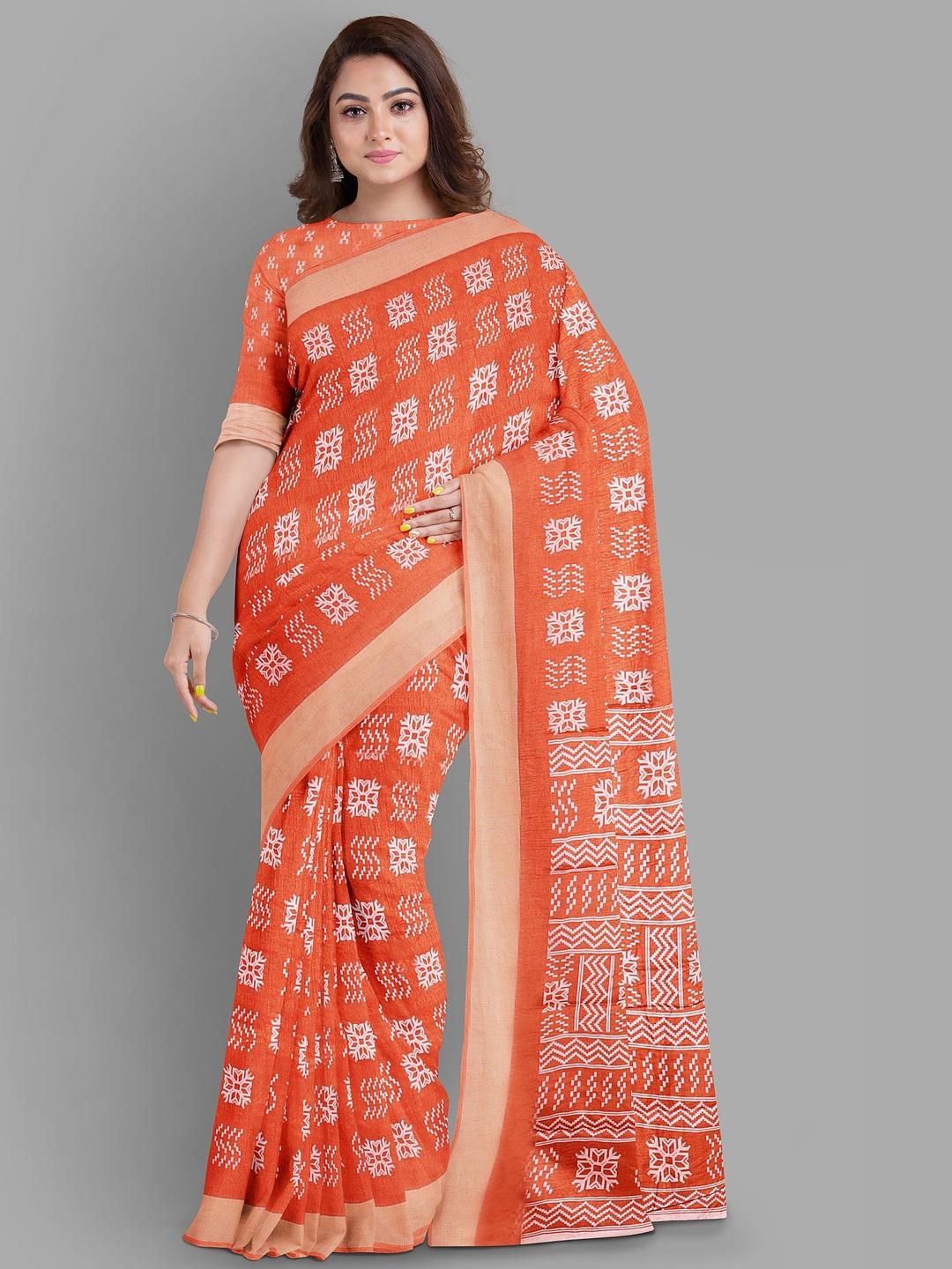 The Chennai Silks Printed Banarasi Semi Dupion Saree-picture-21