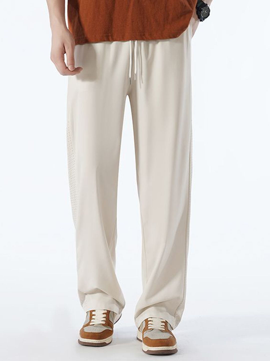 StyleCast x Revolte Men Easy Wash Mid Rise Relexed Fit Trousers-image-16