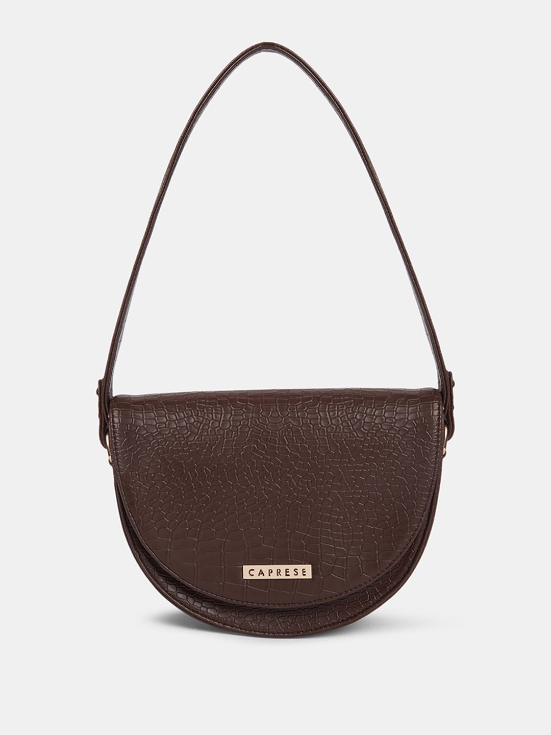 Caprese Animal Textured Structured Shoulder Bag-picture-17