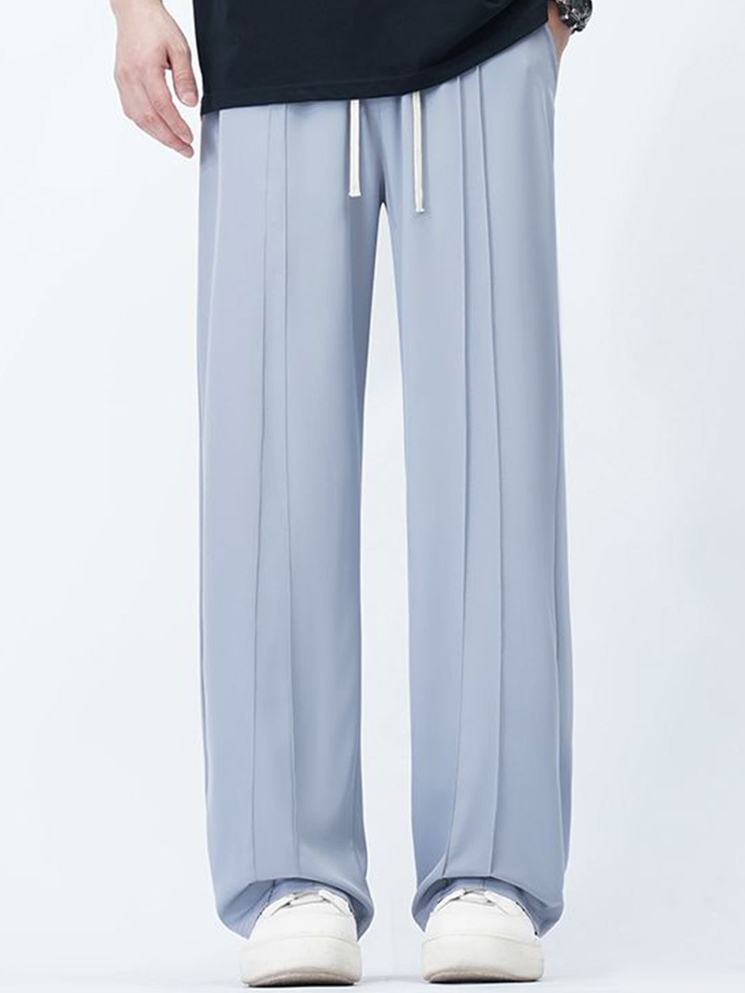 StyleCast x Revolte Men Easy Wash Mid-Rise Flat-Front Regular Trouser-image-15