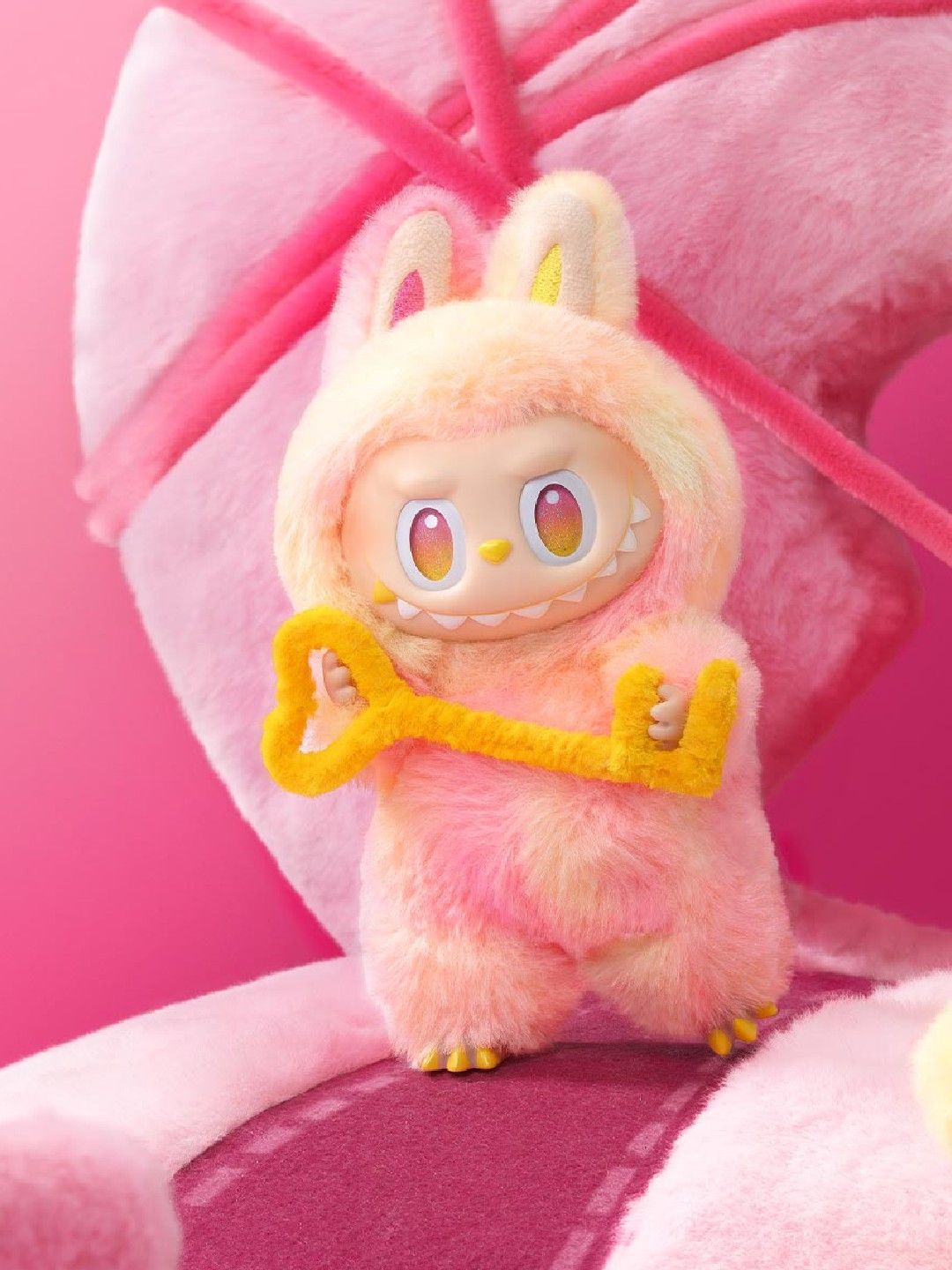 Poftik Unisex Labubu Monsters Pendant Action Figure Doll-picture-4