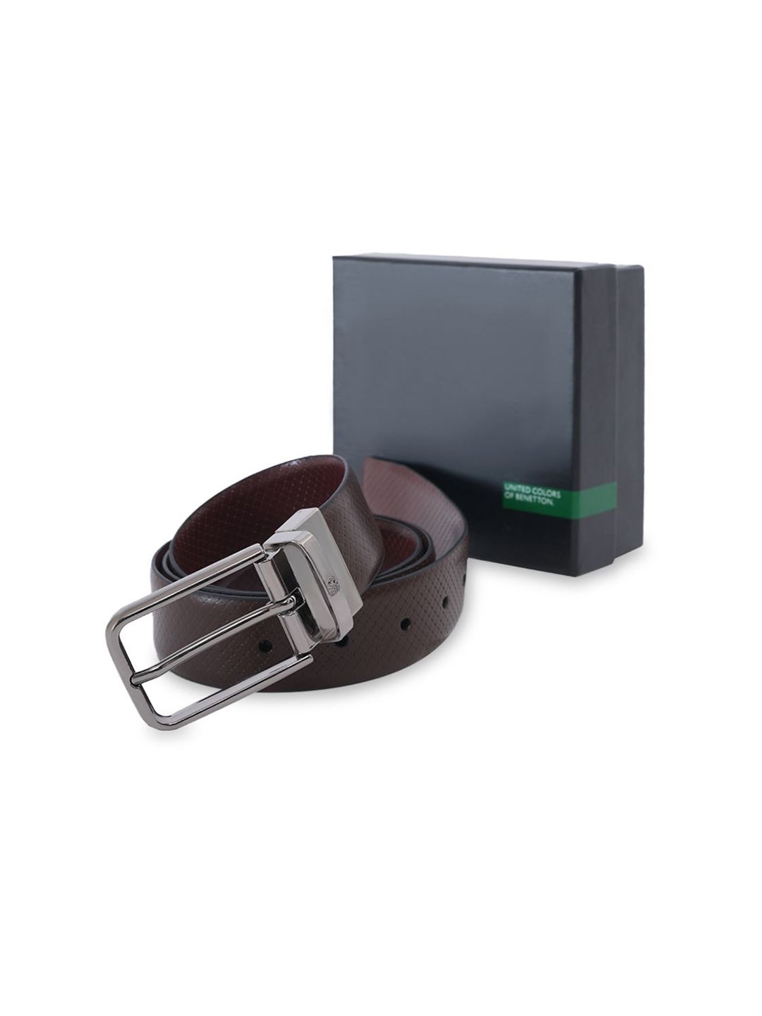 United Colors of Benetton Men Leather Reversible Belt-picture-30