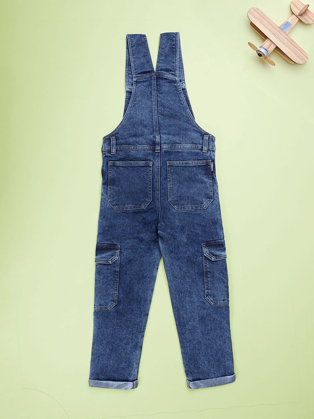 KiddoPanti Kids Straight Leg Dungarees-picture-24