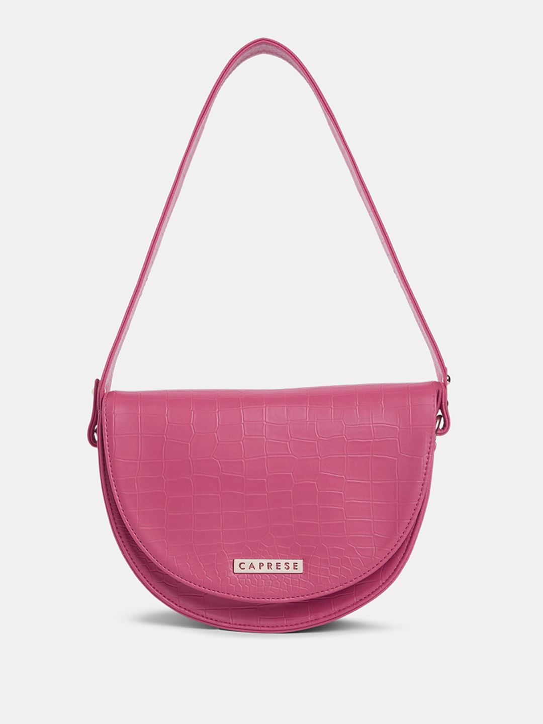 Caprese Animal Textured Structured Shoulder Bag-picture-30