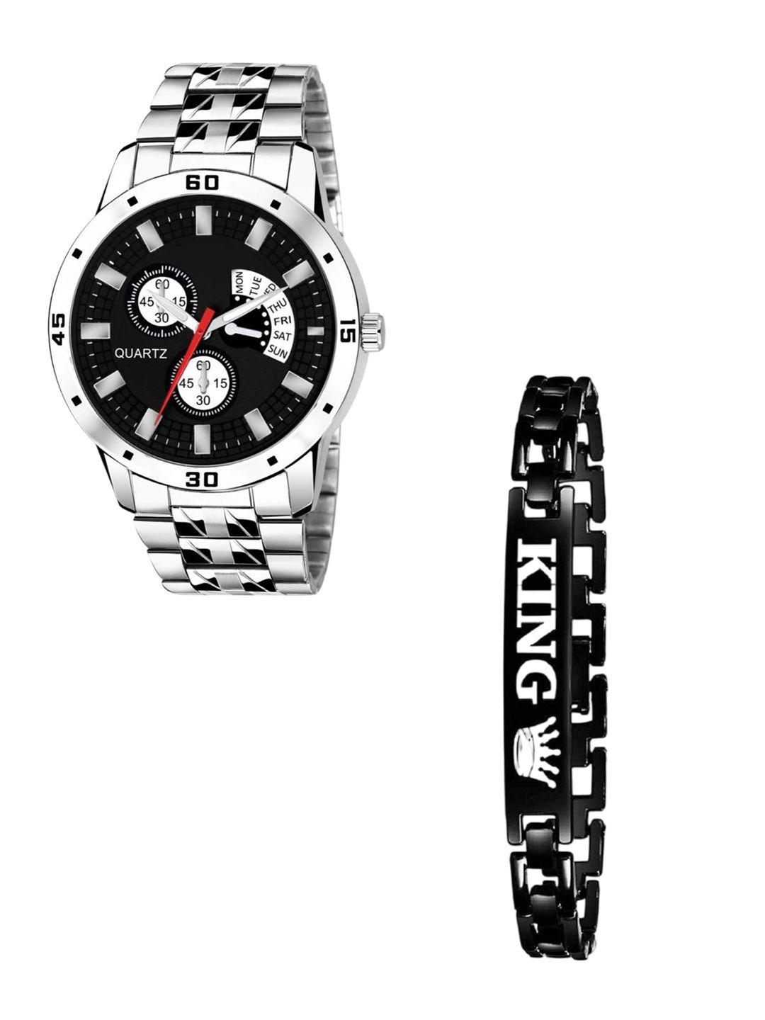 Miss Perfect Unisex Dial & Bracelet Style Straps Analogue Watch FA442-picture-17